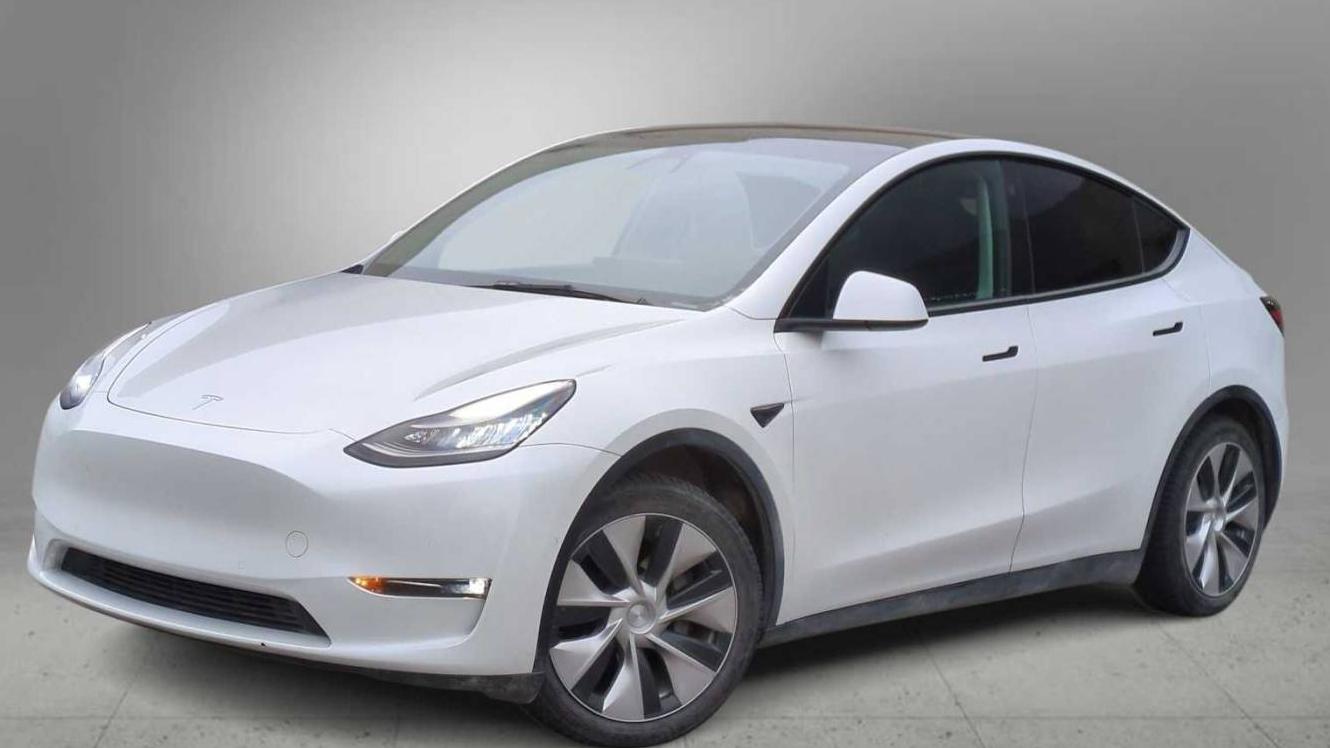 TESLA MODEL Y 2021 5YJYGDED7MF109693 image